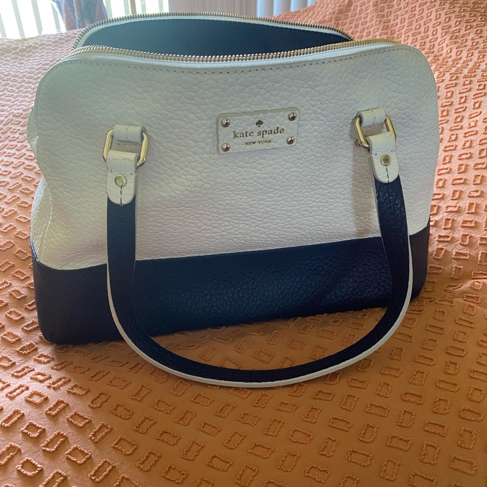 Kate Spade Two-Tone Black and White Satchel